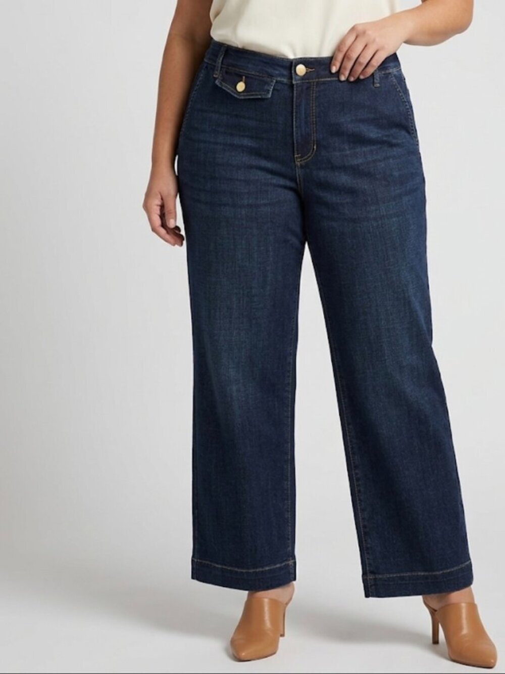 Liverpool Los Angeles Blue Pants Size 16W NWT